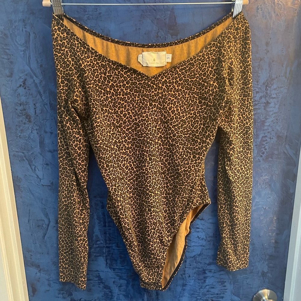 Victoria secret vintage bodysuit cheetah